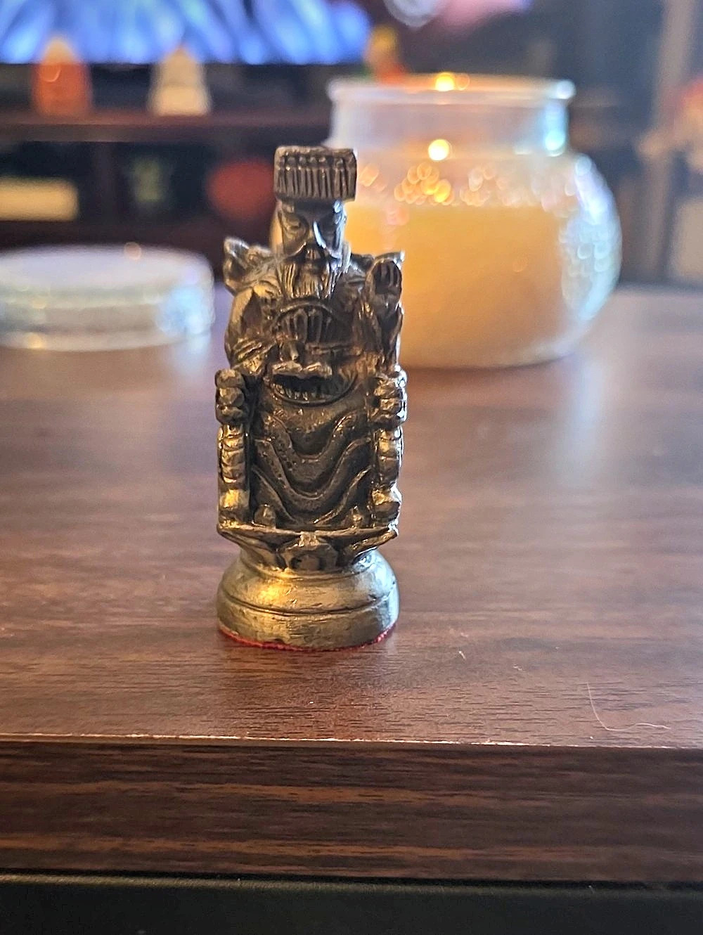 Vintage Asian Emperor Chess Piece Figurine(V)